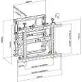 Equip 650352 45´´-70´´ Pop-out Bracket Tv-beslag