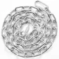 Vevor Proof Coil Chain, 5/16" x 6', 1980 lbs sikker arbejdsbelastning, zinkbelagt, testet spiralkæde med to hurtigled, galvaniseret kulstofstålkæde til bugsering, ophængning, camping, bugsering af kæl