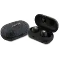 GUESS GUTWSP4EGK 4G TWS-høretelefoner med metallogo - sort