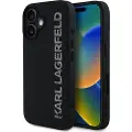 Karl Lagerfeld 3d Rubber Glitter Logo Iphone 16 Telefon Etui