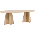 Venture Home - Bootcut Ovalt spisebord - Hvid - Spiseborde - - Homeroom