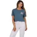 Salty Crew In The Rays Crop T-shirt blå