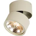QAZQA Moderne loftspot beige G9 rund drejelig og vippbar - Go Nine
