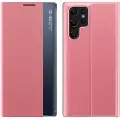 Hurtel Flip-etui med stativ og sleep-funktion til Samsung Galaxy S25 Ultra - Pink