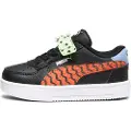 Puma Caven 2.0 Mix Match Toddlers'Sneakers, Shoes, Black/Hot Heat/Spring Fern, 21