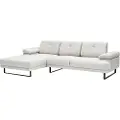Atelier Del Sofa - Hjørnesofa Mustang Left - Beige - Sofaer - - Homeroom