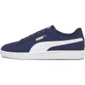 Puma Smash 3.0 Buck Sneakers, Shoes, Navy/White/Gold, 44.5