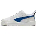 Puma Rebound V6 Low Sneakers, Shoes, Vapor Gray/Clyde Royal/White, 41