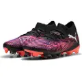 Puma FUTURE 8 MATCH FG/AG Football Boots Women, Shoes, Black/White/Glowing Red, 40.5