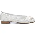 Carmela Carmelatil kvinder. 16216904-BLANCO Ballerinaer i læder 162169 hvid (39), Fast, Ingen, Casual