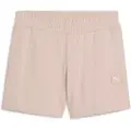 Puma ESS ELEVATED 5"Mid-Rise Shorts Women, Clothing, Rose Quartz, L