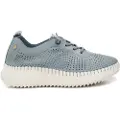 Carmela Carmelatil kvinder. 16236902-JEANS Træningssko i læder 162369 blå (37), 3-5 cm, Blonder, Casual