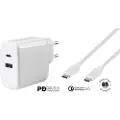 Vivanco Usb-c- Og Usb-a-oplader Viv62773 45w