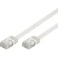 Goobay LAN CAT 6 UTP Flat - Hvid - 10 meter