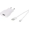 Vivanco Oplader Med Lightning-kabel 1.2 M 2.4a