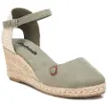 Refresh Refreshtil kvinder. 17188211-AQUA Espadriller i læder 171882 grøn (36), 5-8 cm, Ruskind, Spænder, Casual