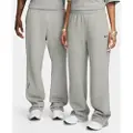Nike NOCTA NOCTA Fleece CS-sweatpants med åben kant til mænd - grå