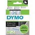 Dymo Tape D1 12mm Blå/hvid