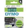 Dymo Tape D1 9mm Sort/grøn