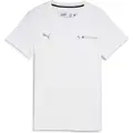 Puma BMW M Motorsport ESS+ Logo Tee Youth, Clothing, White, 7-8Y