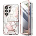 Supcase Samsung Galaxy S25 Ultra Supcase Cosmo Mag Hybrid Cover - Pink marmor