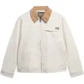 Superdry Superdrytil kvinder. W5011872A Ranch-jakke hvid (S), Casual, Genanvendt polister, Bæredygtig