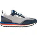 Pepe Jeans Pepe Jeanstil mænd. PMS60035 Foster Connect grå lædersko (44), Fast, Ruskind, Blonder, Casual