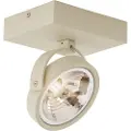 QAZQA Moderne loftspot beige G9 rund drejelig og vippbar - Go