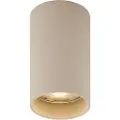 QAZQA Moderne indbygget spotlight beige GU10 50 mm rund - Tuba