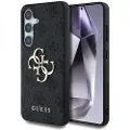 GUESS Samsung Galaxy S25 Guess 4G Big Metal Logo Hybrid Cover - Sort