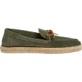 Hackett London Hackett Londontil mænd. HMS21489 Altea Laces grønne espadriller i læder (44), Fast, Ruskind, Ingen, Casual