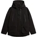 Superdry Superdrytil mænd. M5011922A Ultimate Emb Windbreaker Jacket sort (S), Casual, Genanvendt polister, Bæredygtig