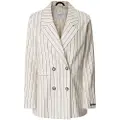 Pepe Jeans Pepe Jeanstil kvinder. PL402589 Hannah blazer hvid (XS), Casual, Linned