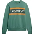 Superdry Core Logo Stripe Relaxed Sweatshirt
