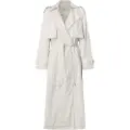 Pepe Jeans Pepe Jeanstil kvinder. PL402545 Joy hvid trenchcoat (S), Casual, Nylon