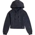 G-Star G-Startil kvinder. D24402-D249-H193 Sweatshirt Overdyed Loose navy (XS), Casual, Økologisk bomuld, Bæredygtig, Blå
