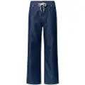 Pepe Jeans Pepe Jeanstil kvinder. PL205004 Cord blå straight fit jeans (27/32), Casual, Bomuld, Denim, Bæredygtig