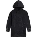 G-Star G-Startil kvinder. D23502-D249-B564 Kjole Loose Overdyed Hooded Sweater Sort (XXS), Casual, Lange ærmer, Økologisk bomuld, Bæredygtig