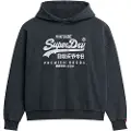 Superdry Vl Metallic Relaxed Hættetrøje