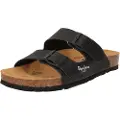 Pepe Jeans Pepe Jeanstil kvinder. PLS90638 Oban Claic 2 Anatomiske sandaler sort (40), Fast, Ingen, Casual