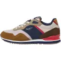 Pepe Jeans Pepe Jeanstil mænd. PMS40035 London life flerfarvede lædersko (41), Fast, Blonder, Casual, Flerfarvet