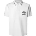 Pepe Jeans Pepe Jeanstil mænd. PM542242 Bradley polo shirt hvid (L), Casual, Bomuld, Korte ærmer, Bæredygtig