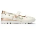 Pikolinos Pikolinostil kvinder. W4R-6989C1 Cantabria hvide ballerinaer i læder (38), Fast, Velcro, Casual, Klassisk