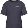 Jack Wolfskin Vonnan Crop T-shirt Med Korte ærmer