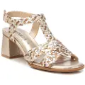 Carmela Carmelatil kvinder. 16219001-ORO Sandaler i guldfarvet læder 162190 (37), 5-8 cm, Spænder, Casual