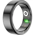 MaXlife MXSR-100 Smart Ring med opladningsetui - Størrelse: 10/20mm - Sort