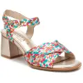 Carmela Carmelatil kvinder. 16219205-MULTICOLOR Sandaler i læder 162192 multicolour (40), 3-5 cm, Spænder, Casual, Party, Flerfarvet