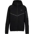 Nike Tech Windrunner-fleecejakke med lynlås til mænd - sort