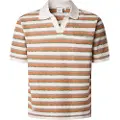 Pepe Jeans Pepe Jeanstil mænd. PM702510 Lamar polo shirt hvid, orange (XXL), Casual, Bomuld, Korte ærmer