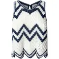 Pepe Jeans Pepe Jeanstil kvinder. PL702284 Top Ollie White (XS), Hvid, Casual, Bomuld, Uden ærmer/stropper, Bæredygtig